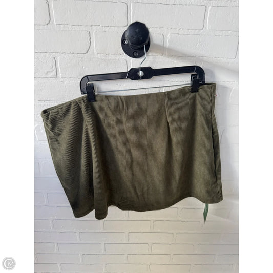Skort By Halara In Green, Size: 20