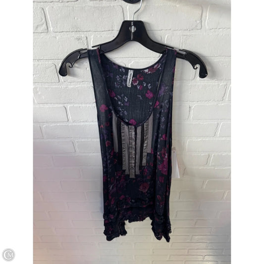 Tunic Sleeveless By Free People In Grey & Purple, Size: M