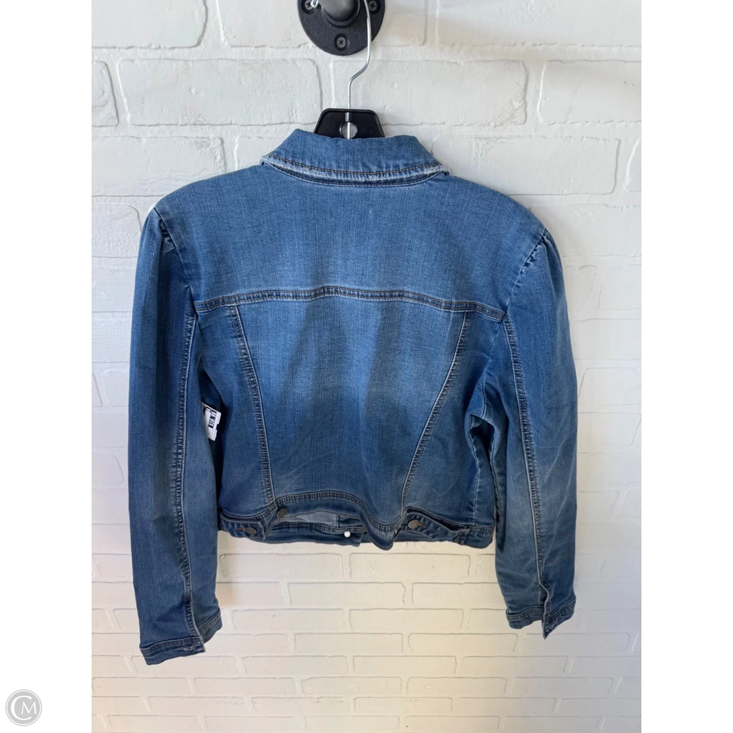 Jacket Denim By Maison Jules In Blue Denim, Size: L