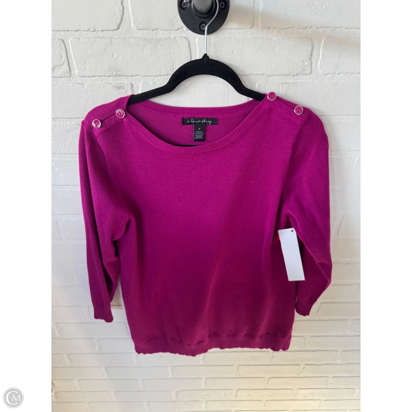 Sweater By A Love Story In Pink, Size: M