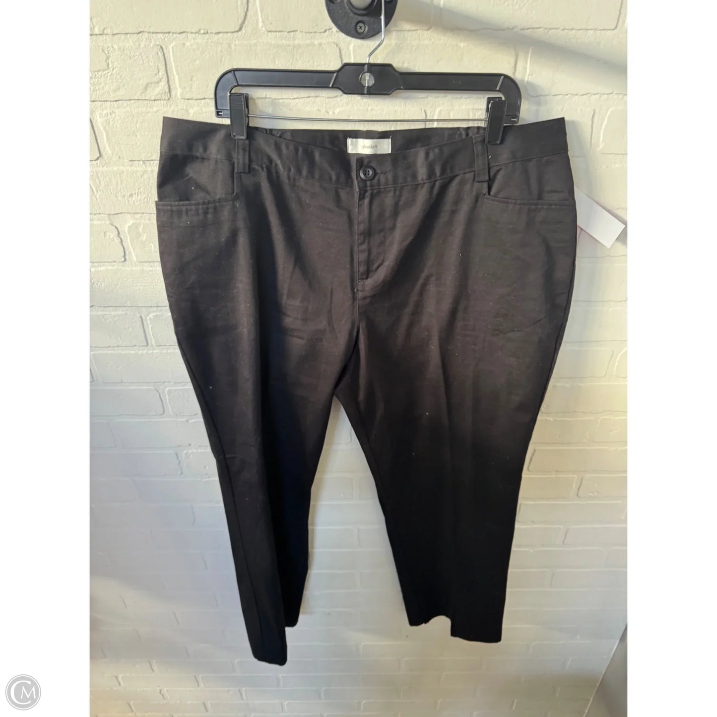 Pants Dress By Cj Banks In Black, Size: 18