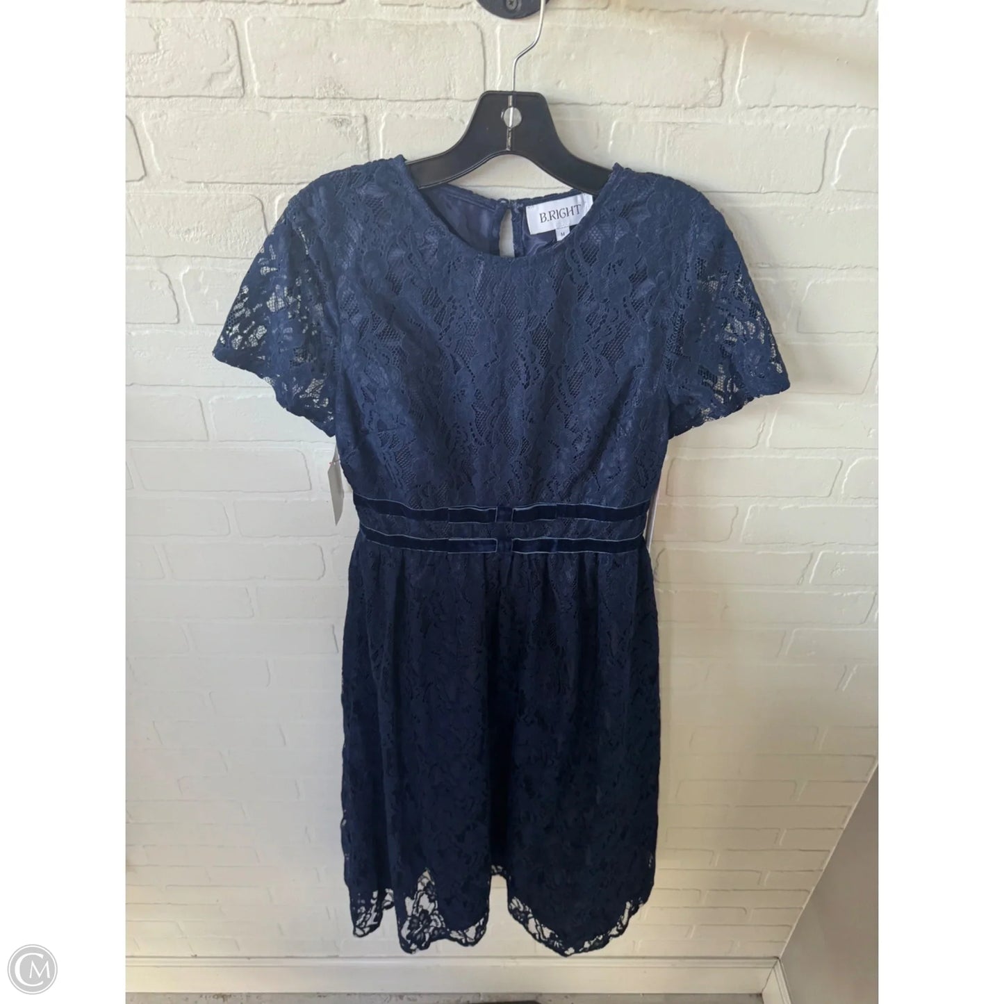 Dress Party Midi By Clothes Mentor In Blue, Size: M