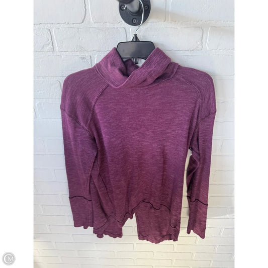 Top Long Sleeve By Free People In Purple, Size: M