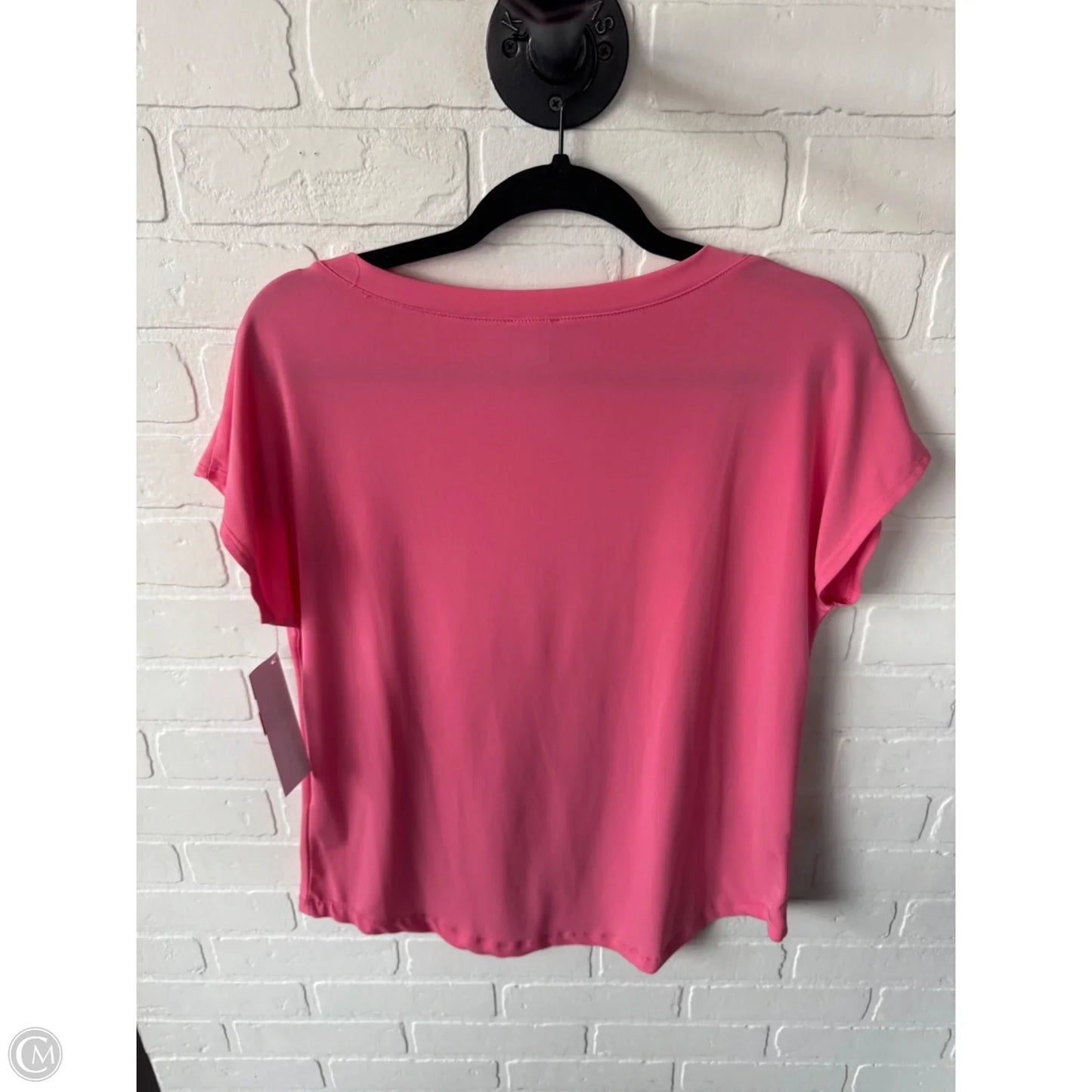 Top Short Sleeve By Chicos In Pink, Size: M