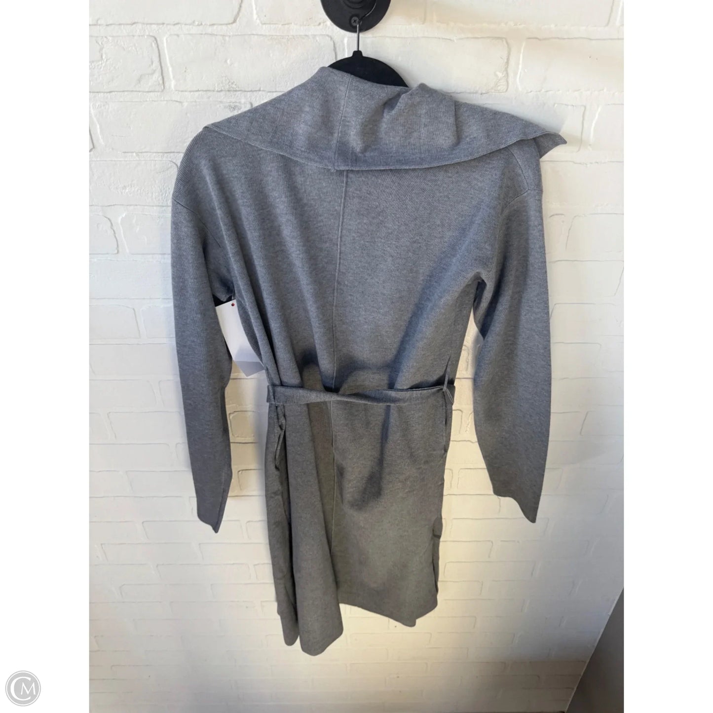 Sweater Cardigan By Love Tree In Grey, Size: M