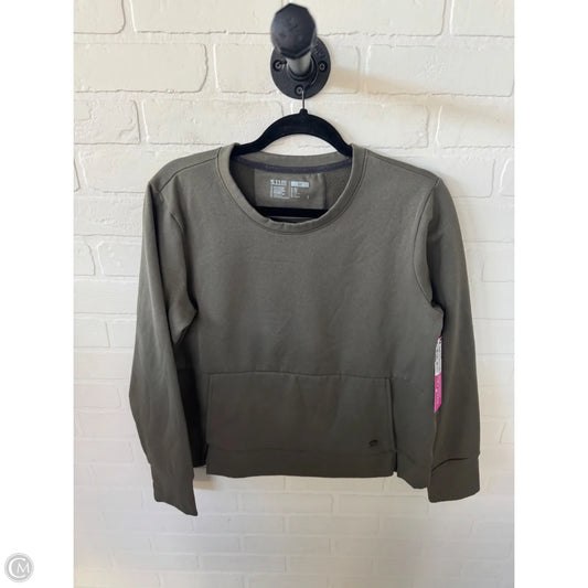 Sweatshirt Crewneck By Clothes Mentor In Green, Size: M
