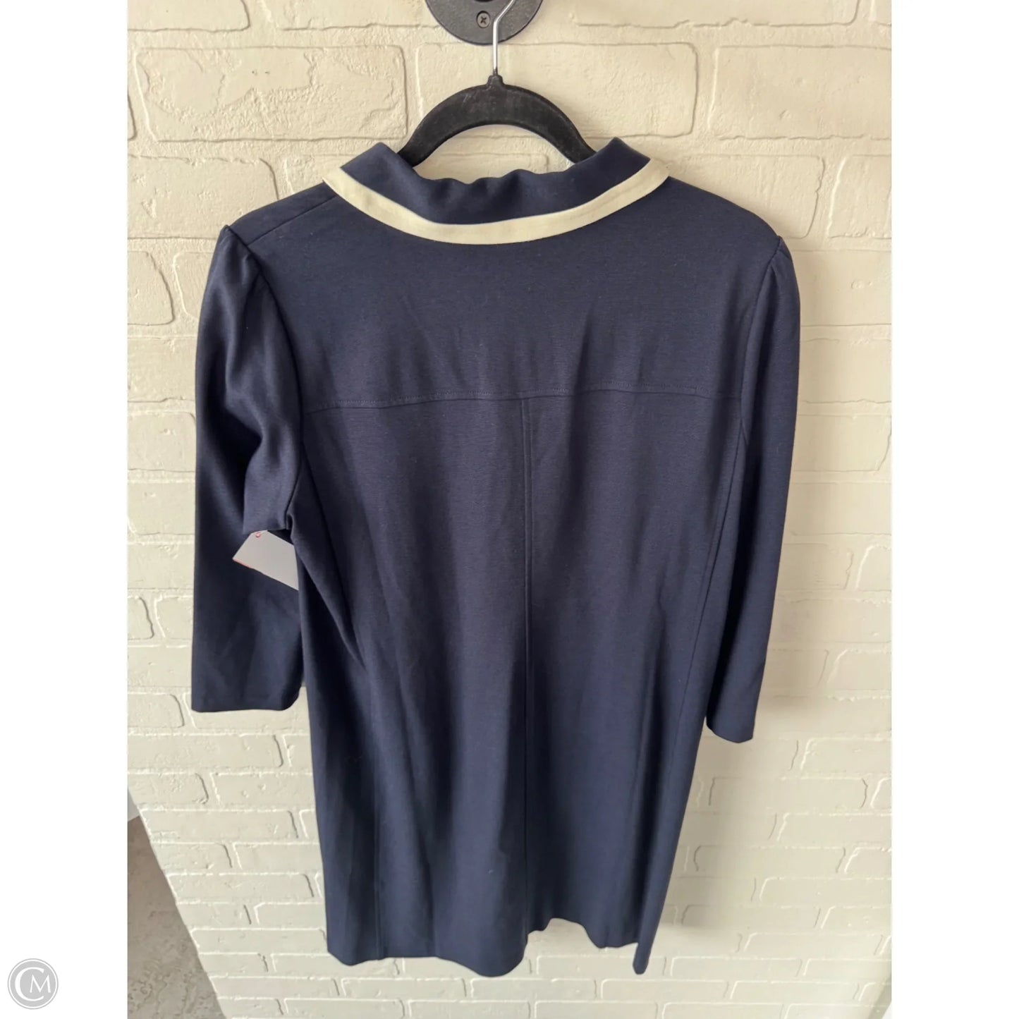 Dress Work By Talbots In Blue & White, Size: M