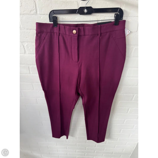 Pants Dress By Chicos In Purple, Size: 14