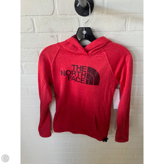 Athletic Sweatshirt Hoodie By The North Face In Orange & Purple, Size: Xs