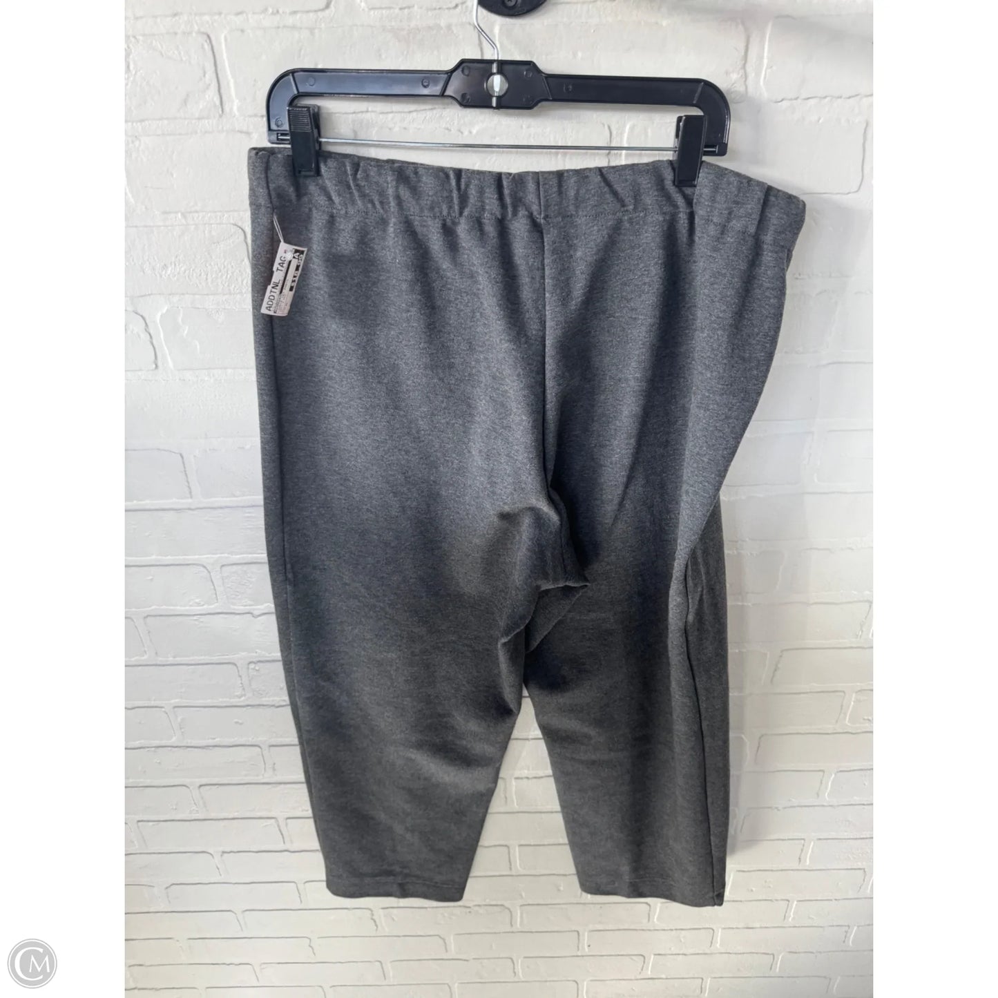 Lounge Set Pants By Bechamel In Grey & Red, Size: Xl