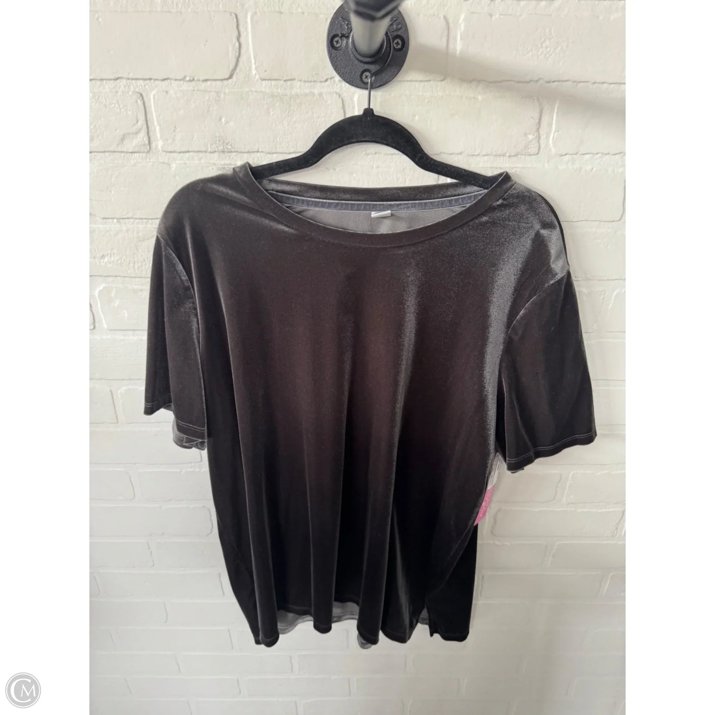 Top Short Sleeve By Old Navy In Grey, Size: Xl