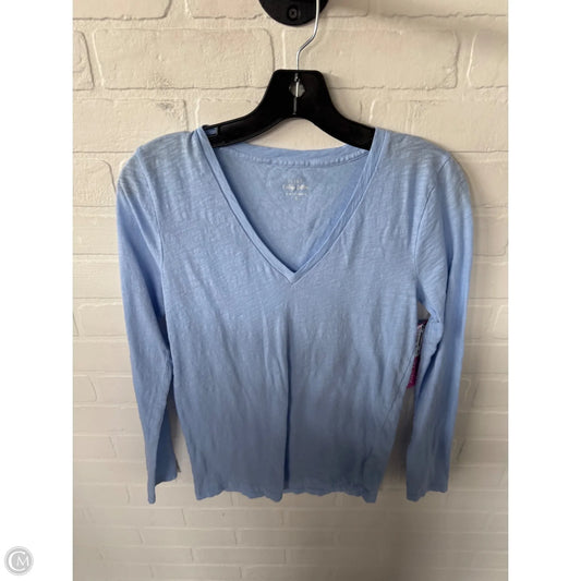 Top Long Sleeve Basic By J. Crew In Blue, Size: S