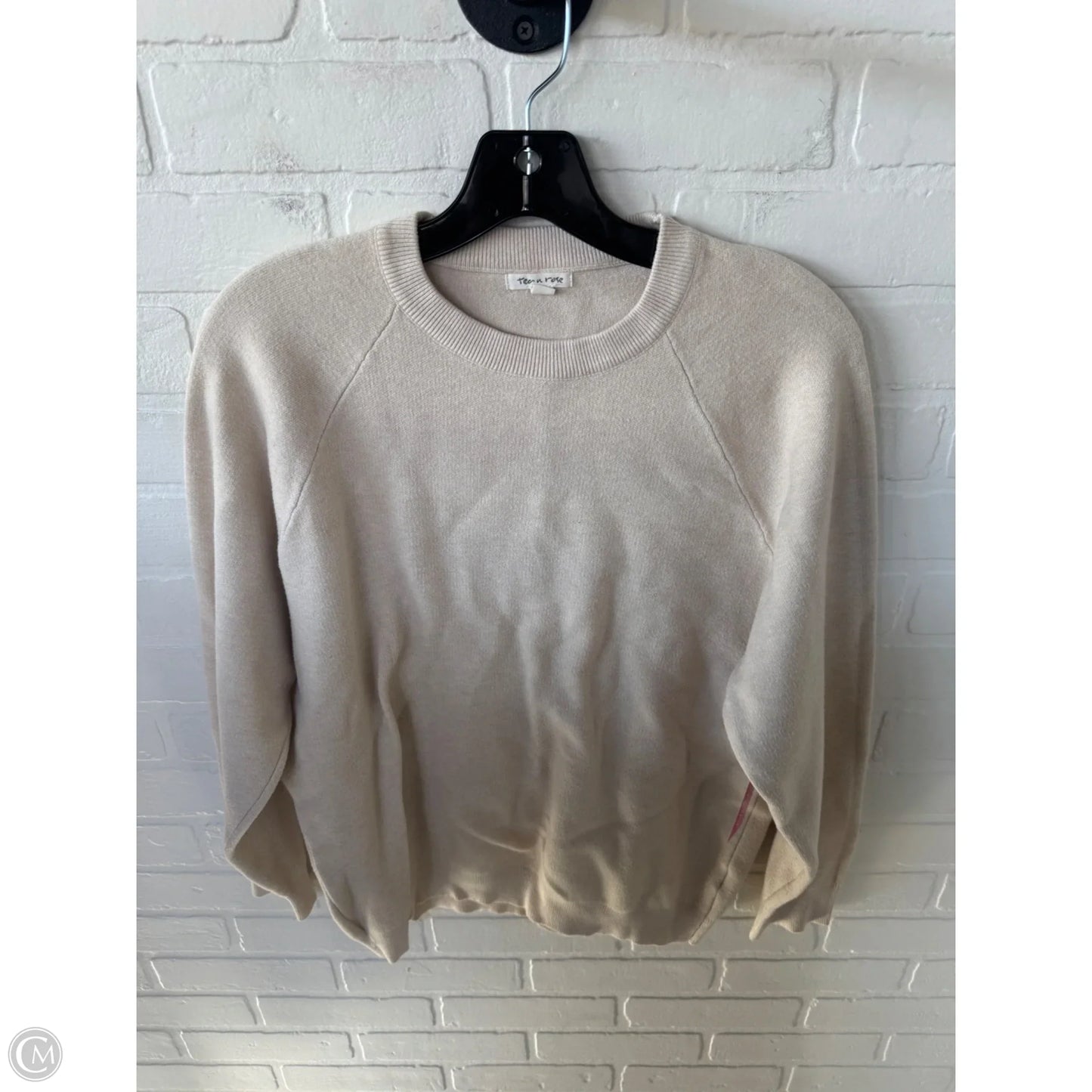 Sweater By Tea N Rose In Tan, Size: L