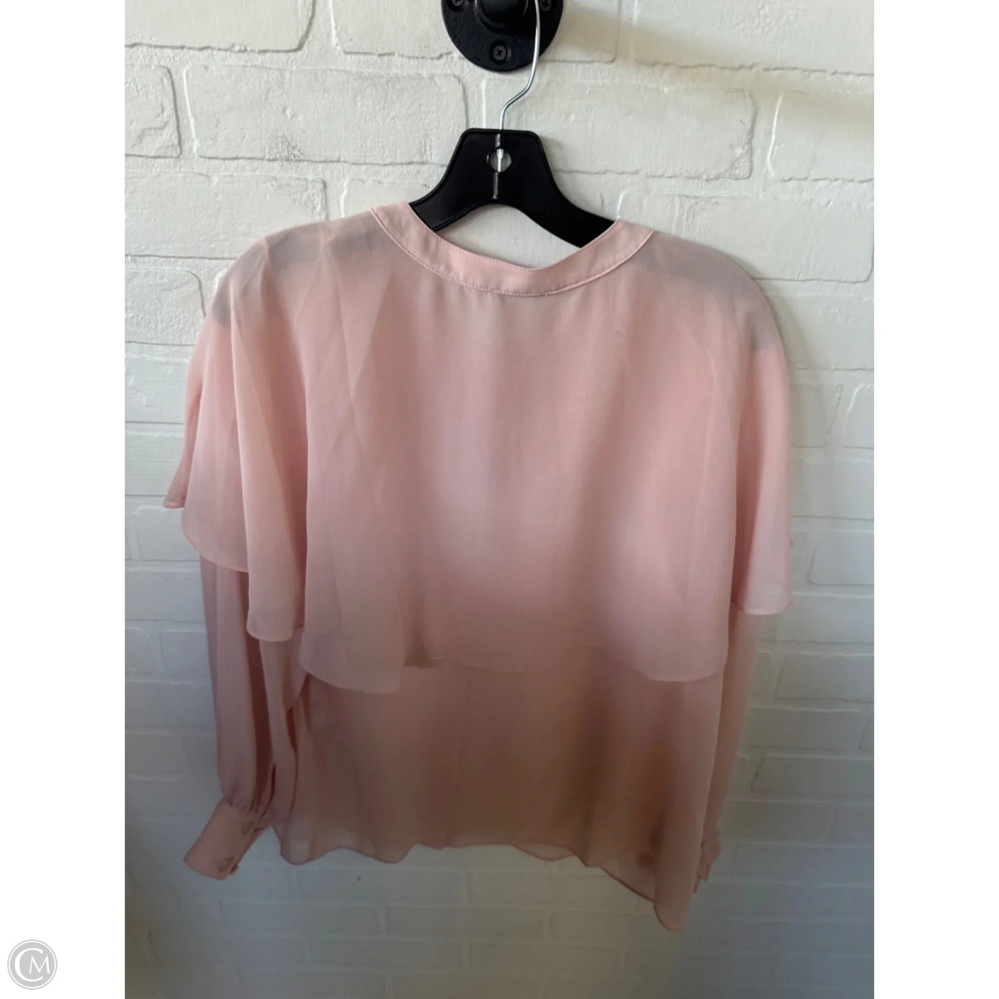 Top Long Sleeve By Chicos In Pink, Size: M