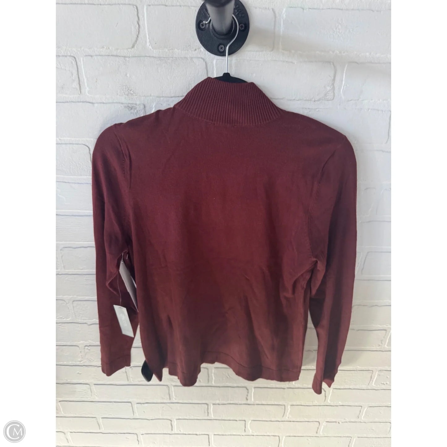 Sweater By Chicos In Brown, Size: M