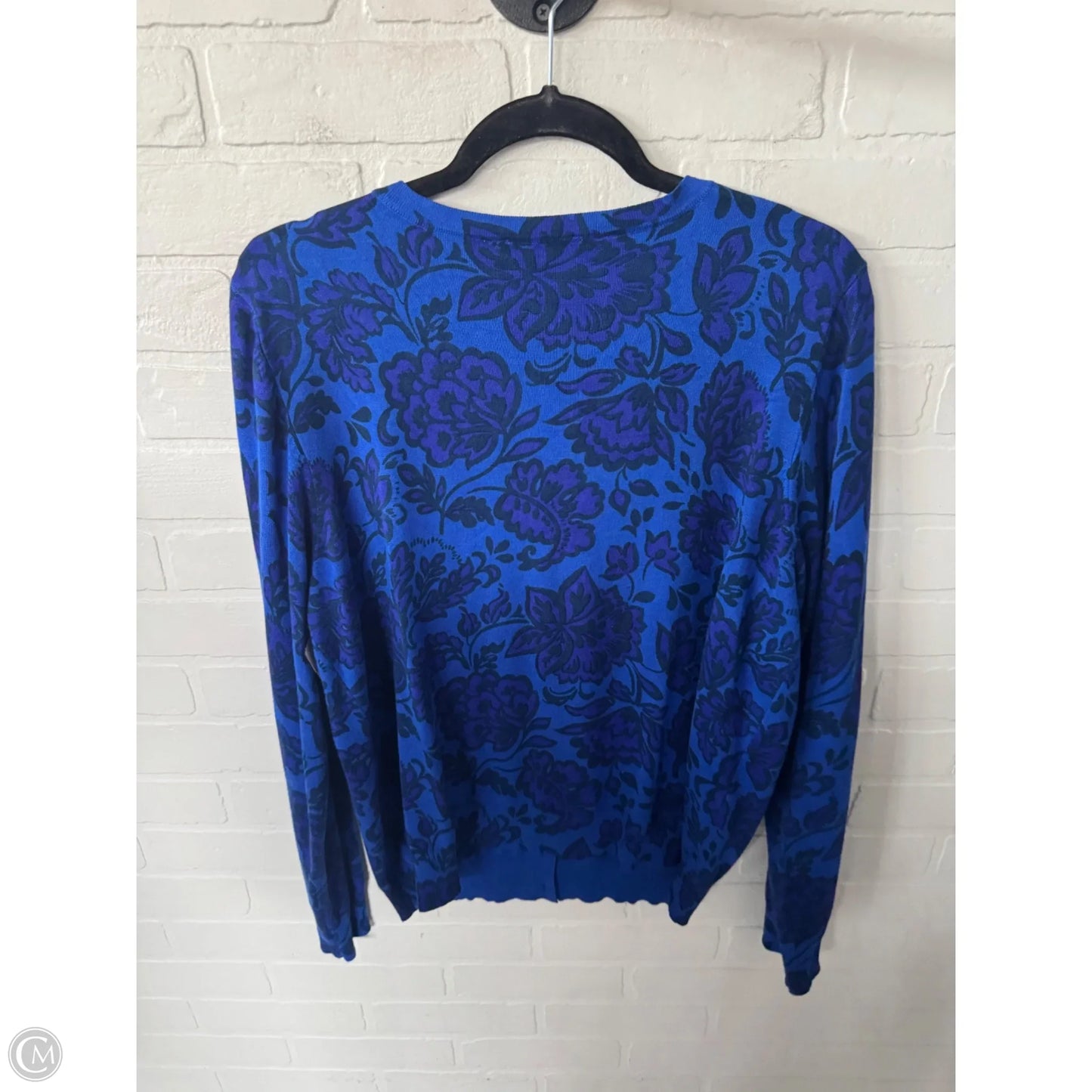 Sweater Cardigan By 89th And Madison In Blue & Purple, Size: Xxl