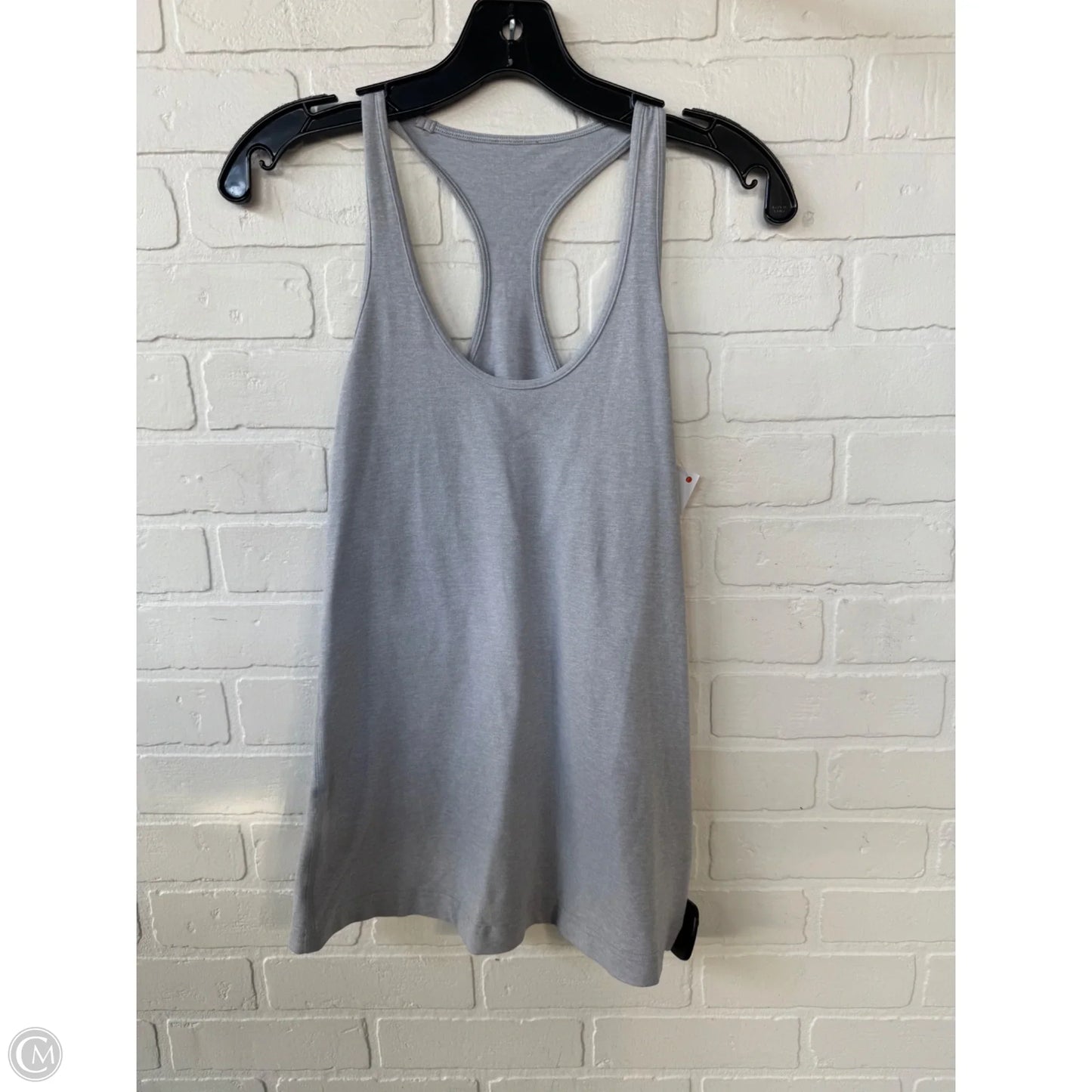 Athletic Tank Top By Lululemon In Grey, Size: M