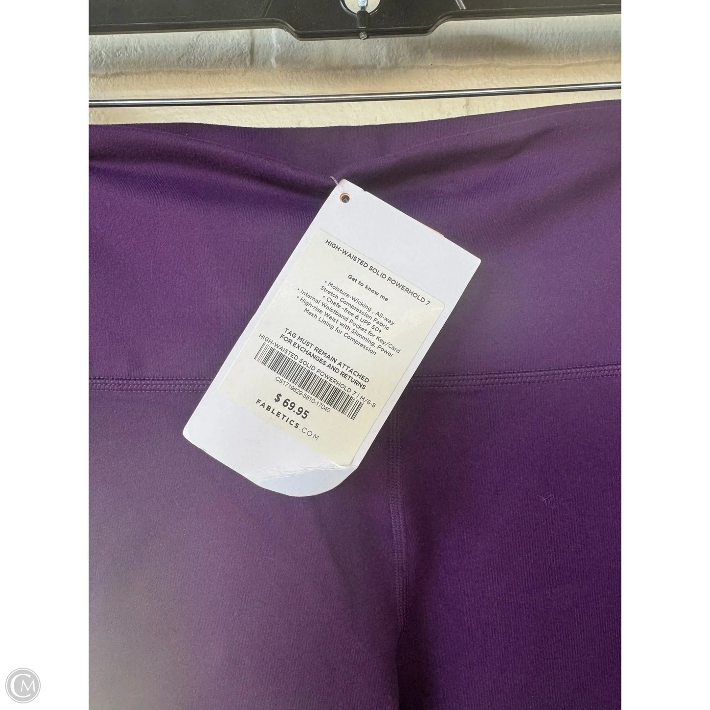 Athletic Leggings By Fabletics In Purple, Size: 8