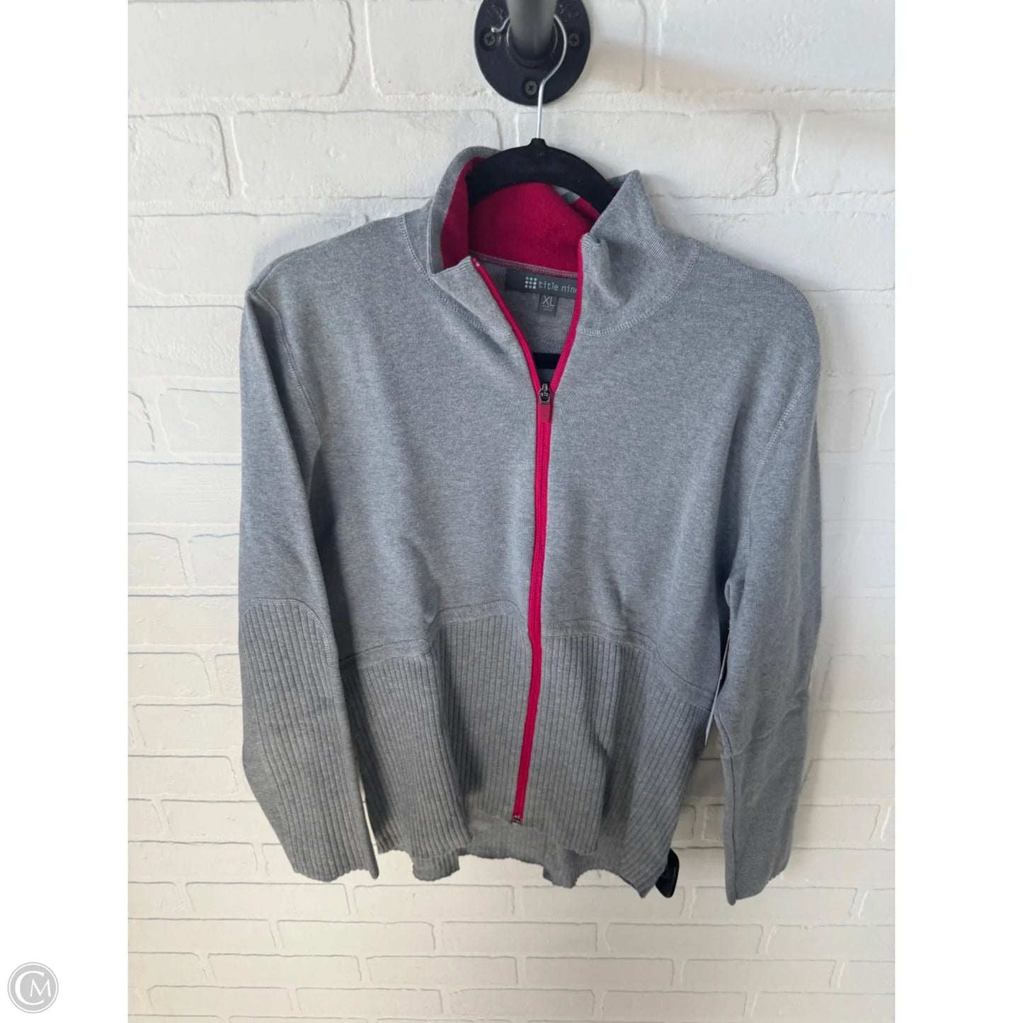 Athletic Sweatshirt Collar By Title Nine In Grey, Size: Xl