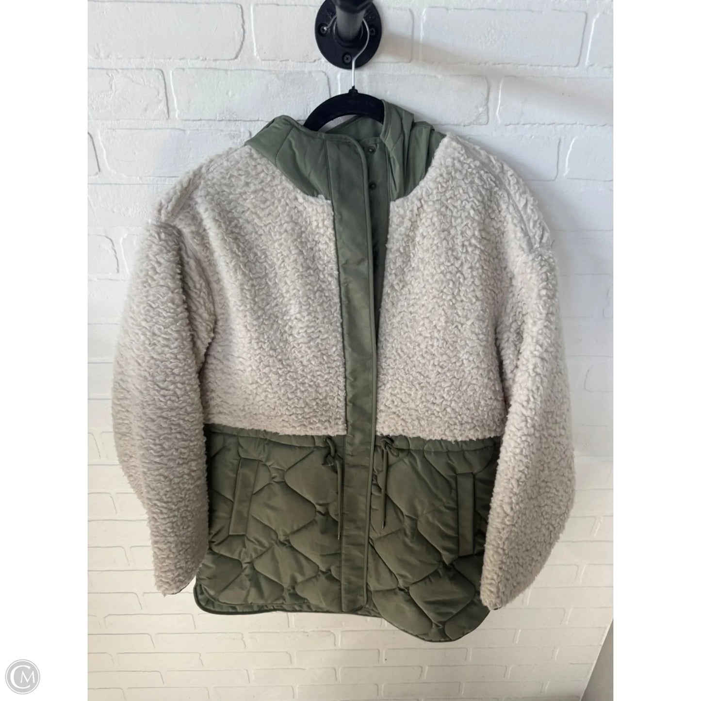 Coat Puffer & Quilted By Old Navy In Green, Size: M