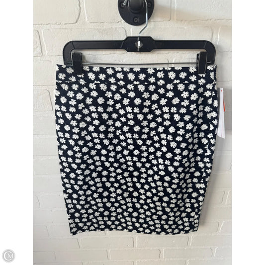 Skirt Mini & Short By J. Crew In Blue & White, Size: 6p