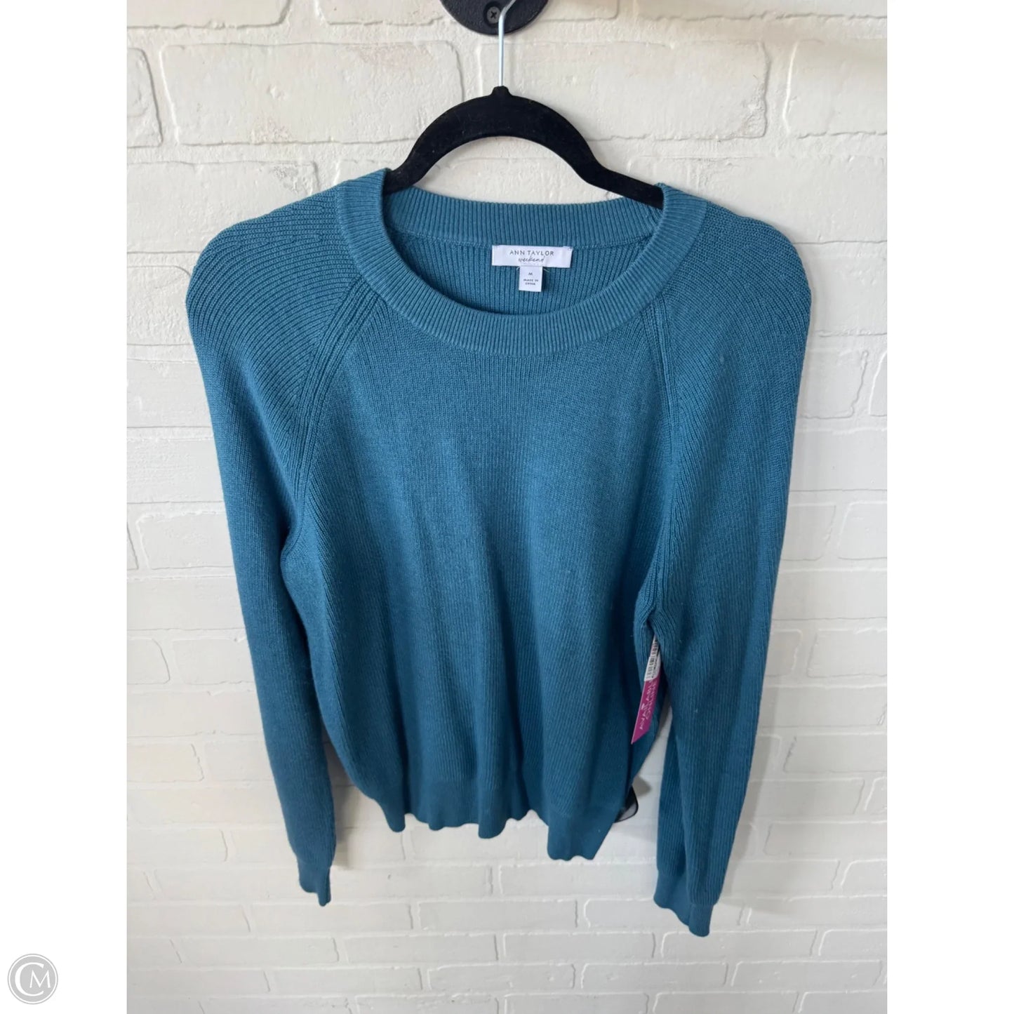 Sweater By Ann Taylor In Blue, Size: M