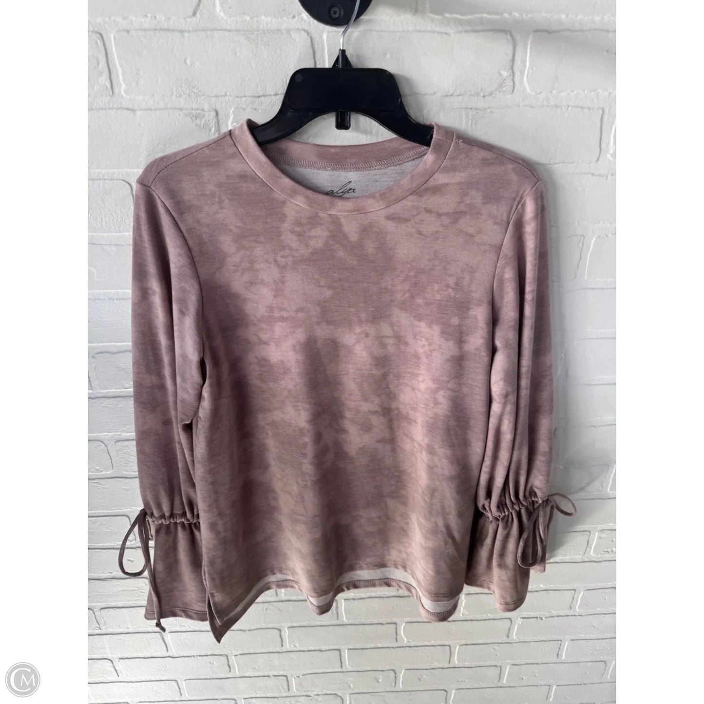 Top 3/4 Sleeve By Alya In Pink, Size: S