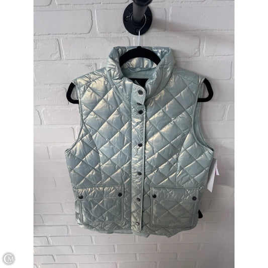 Vest Puffer & Quilted By Talbots In Green, Size: M