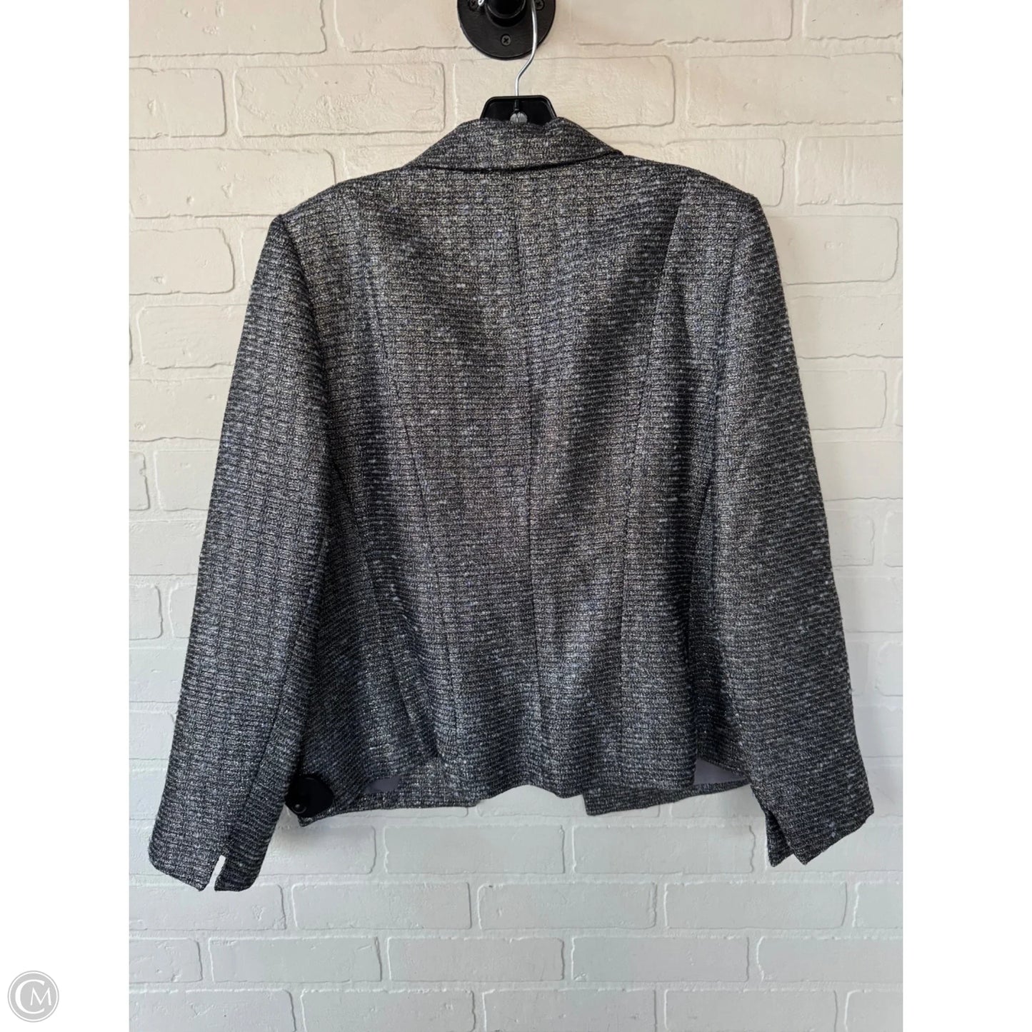 Blazer By Chicos In Grey, Size: M