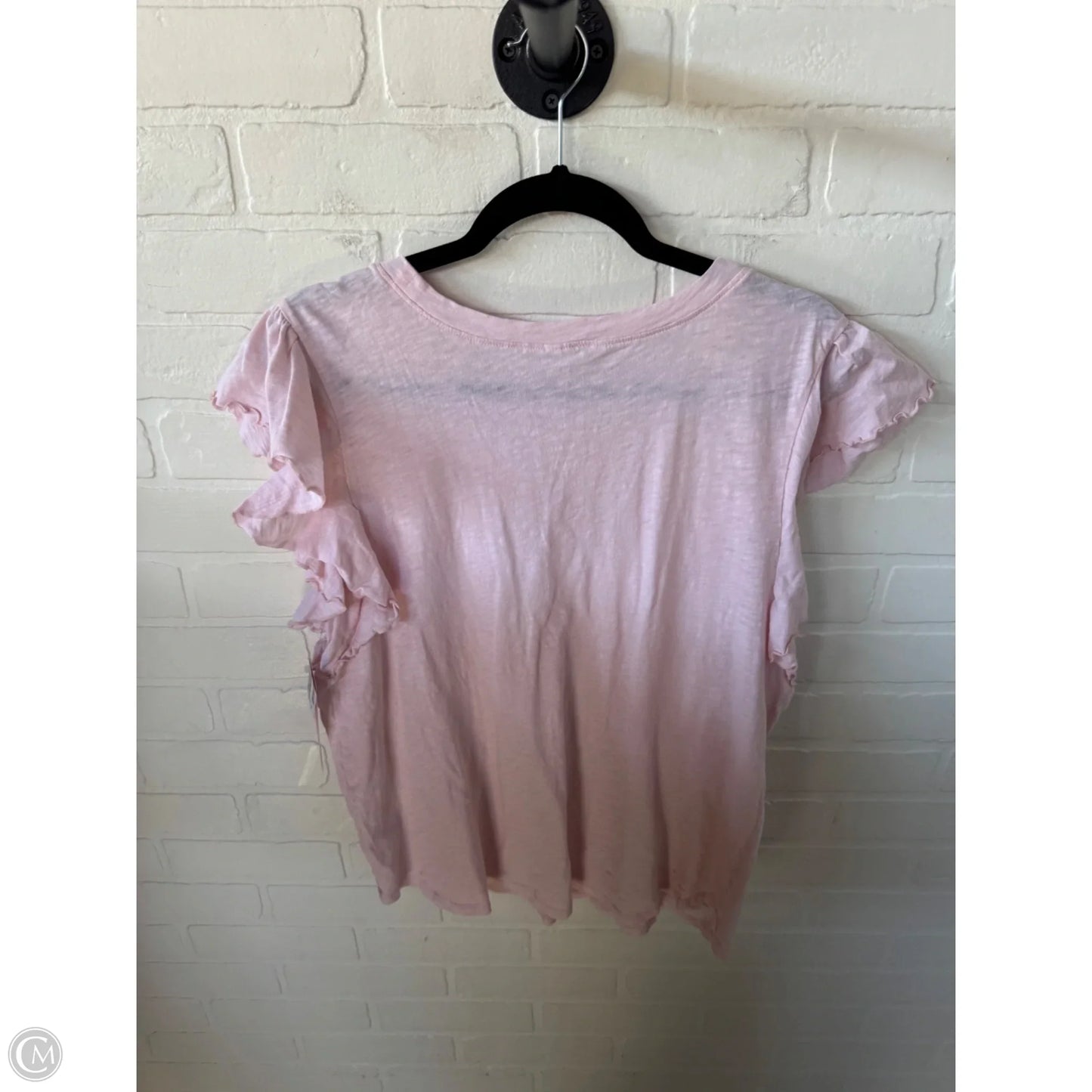 Top Short Sleeve By Caslon In Pink, Size: Xl