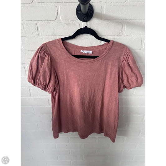Top Short Sleeve By Jane And Delancey In Pink, Size: M