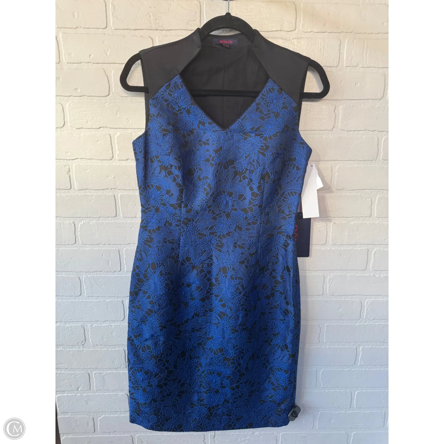 Dress Party Short By Cmc In Black & Blue, Size: S