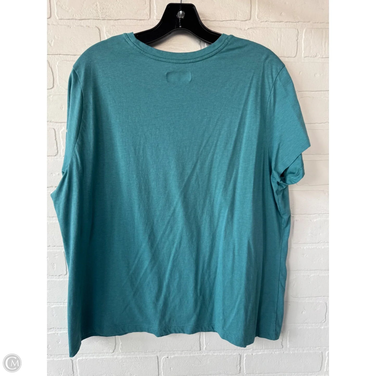 Top Short Sleeve Basic By Columbia In Blue & Purple, Size: 1x