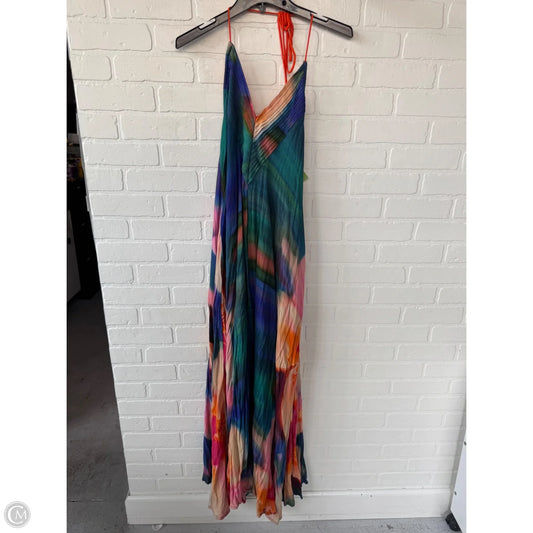 Dress Party Long By Free People In Green & Purple, Size: Xs