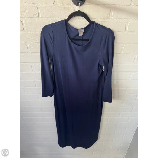 Dress Casual Midi By Chicos In Black, Size: S