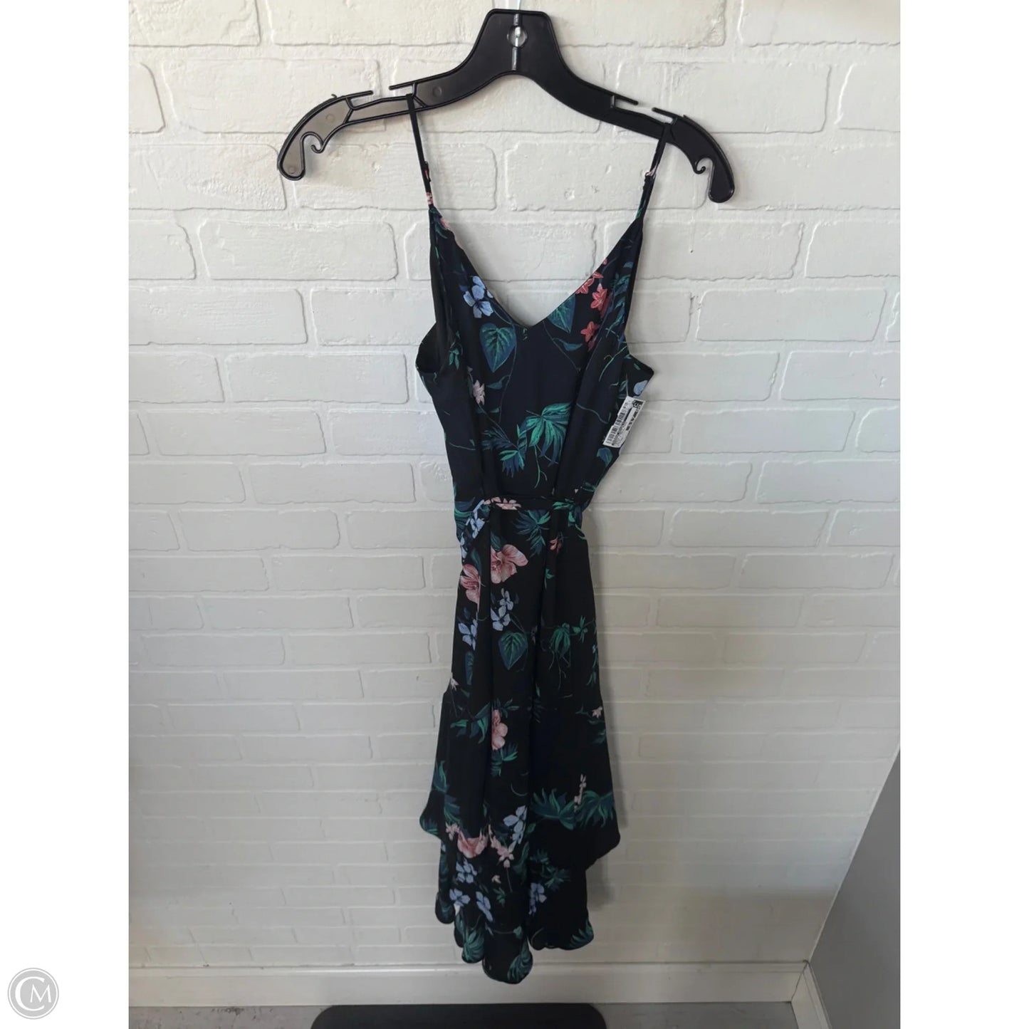 Dress Party Midi By Banana Republic In Black & Green, Size: Xs