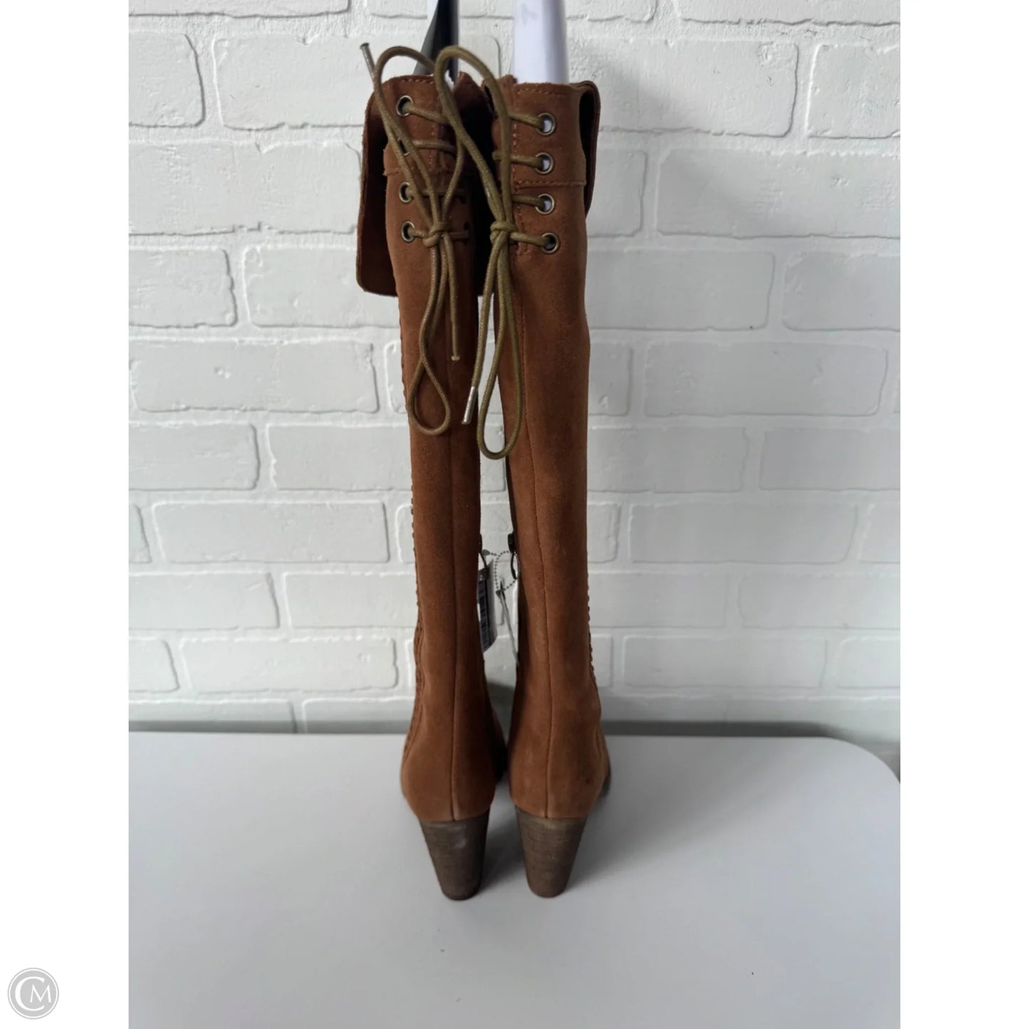 Boots Knee Heels By Sbicca In Brown, Size: 7.5