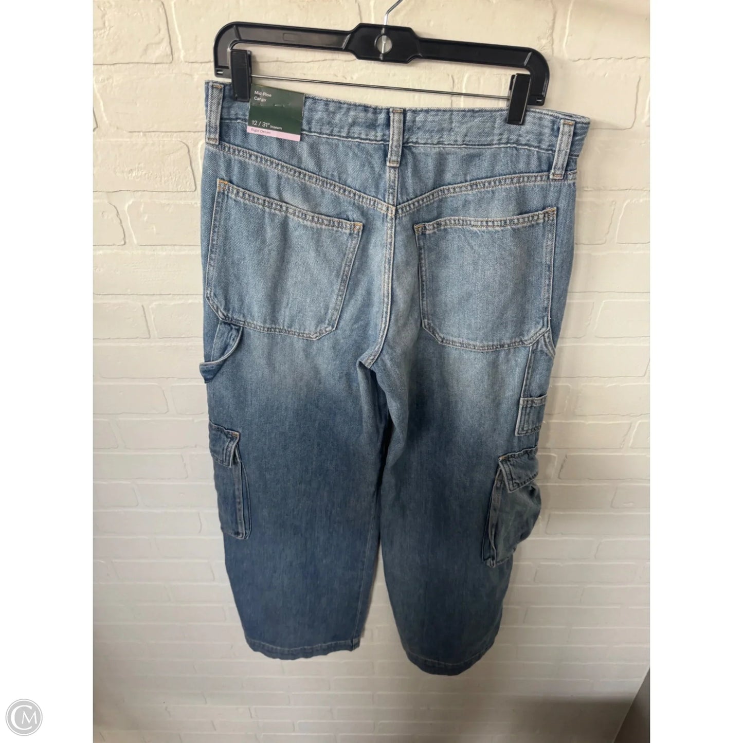Jeans Wide Leg By Wild Fable In Blue Denim, Size: 12