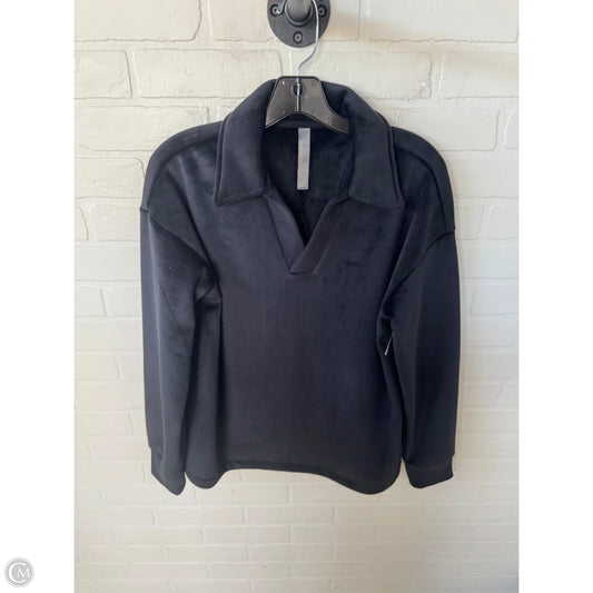 Athletic Sweatshirt Collar By Mondetta In Black, Size: M