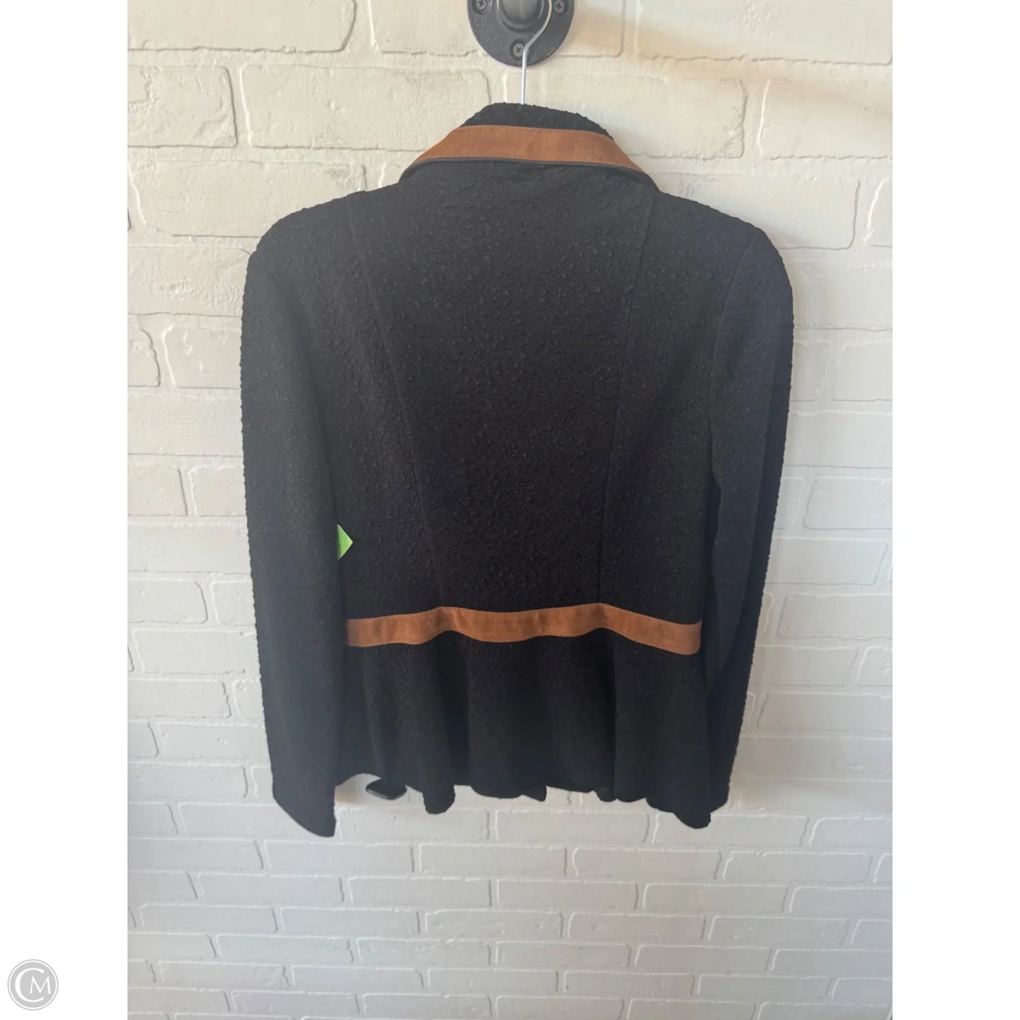 Blazer By Joseph Ribkoff In Black & Brown, Size: M