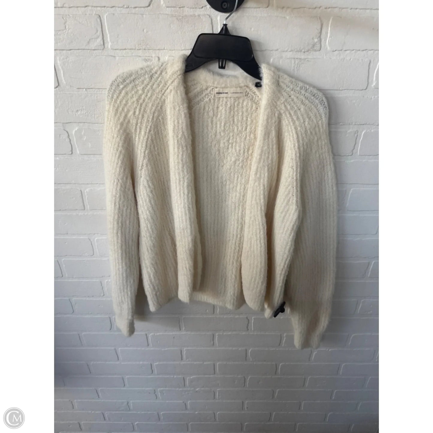 Sweater Cardigan By Sleeping On Snow In cream, Size: S