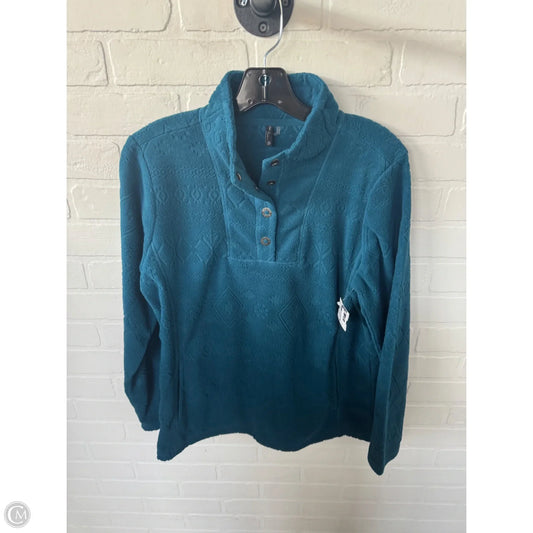 Jacket Fleece By Clothes Mentor In Blue, Size: S
