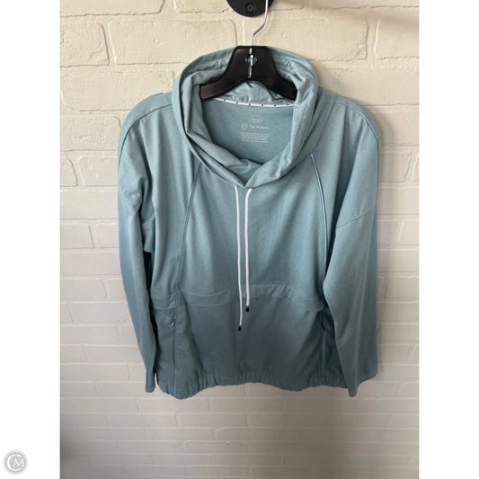 Sweatshirt Collar By Talbots In Blue, Size: L