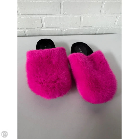 Shoes Flats By Azalea Wang In Black & Pink, Size: 7