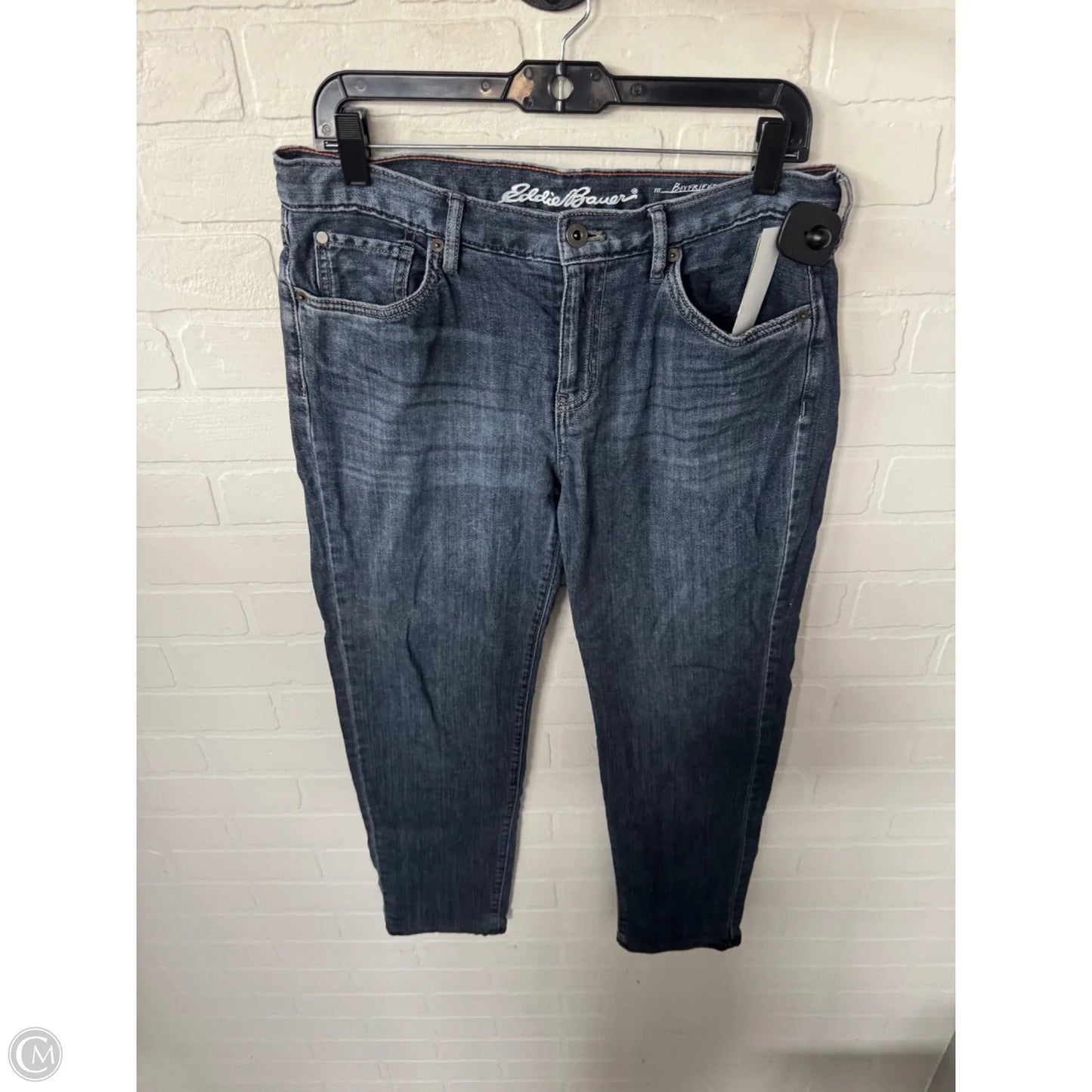 Jeans Boyfriend By Eddie Bauer In Blue Denim, Size: 6p
