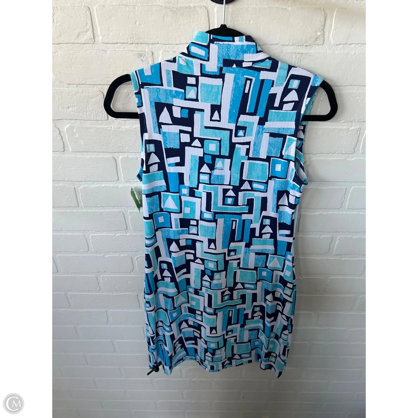Athletic Dress By Ibkul In Blue & White, Size: Xs