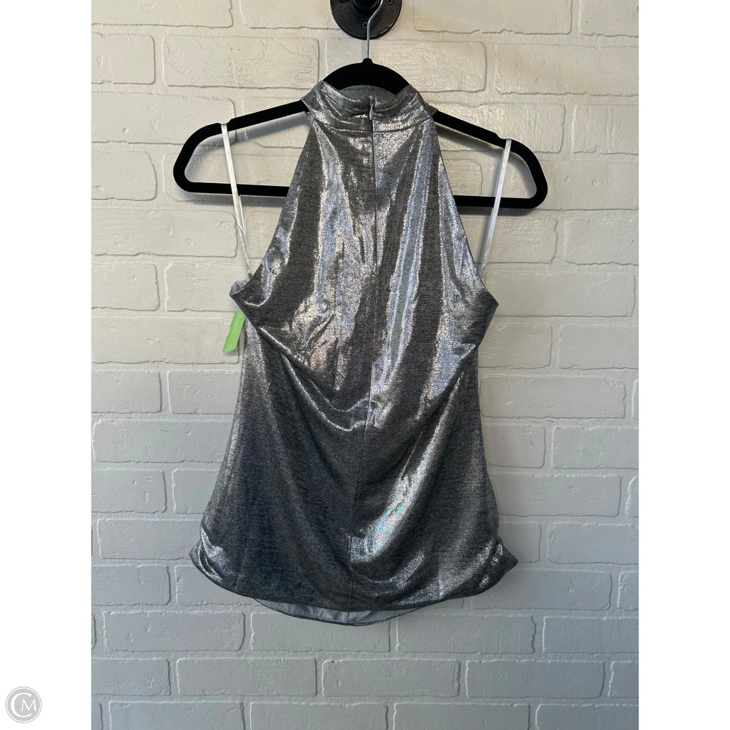 Top Sleeveless By White House Black Market In Silver, Size: M