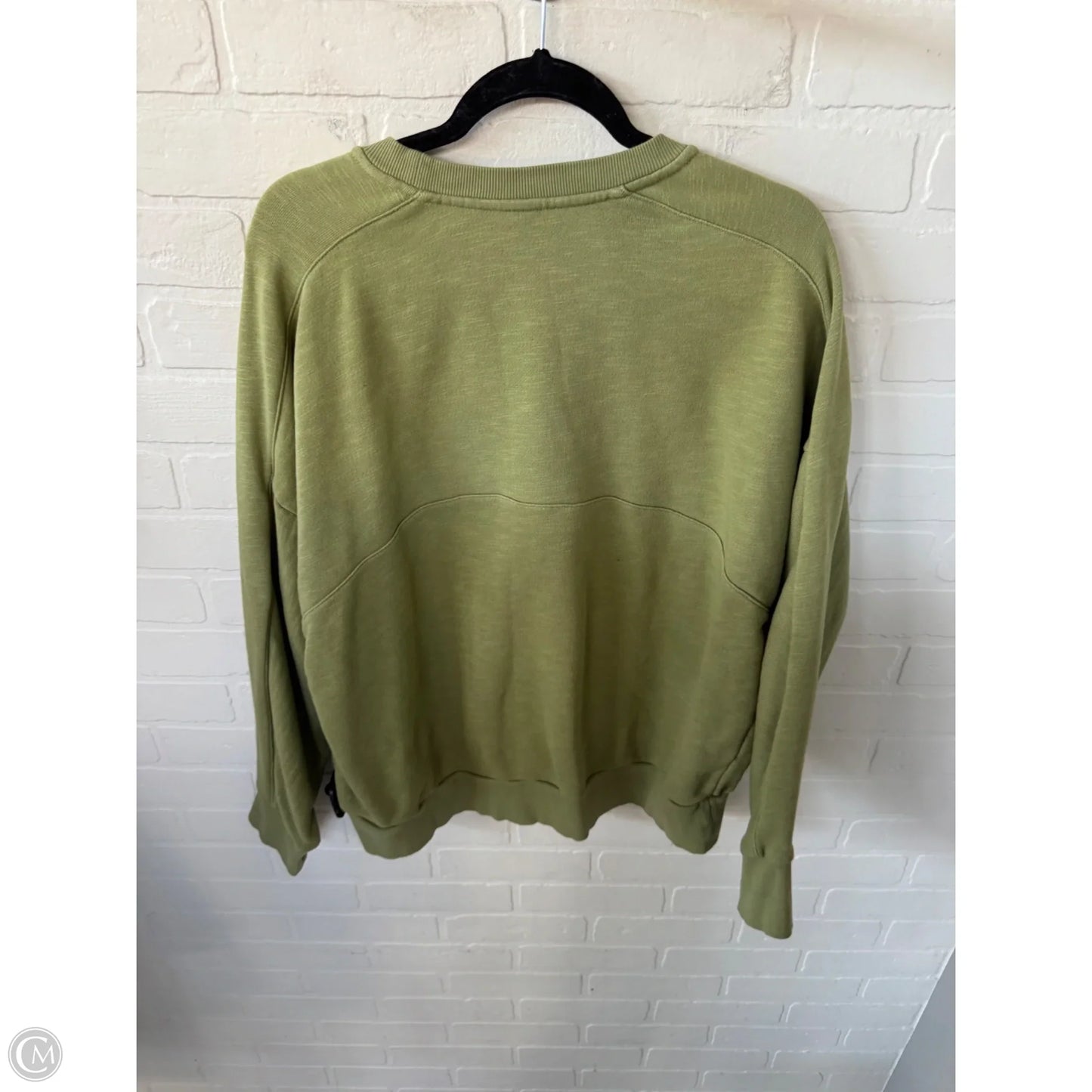 Athletic Sweatshirt Crewneck By Sweaty Betty In Green, Size: Xl