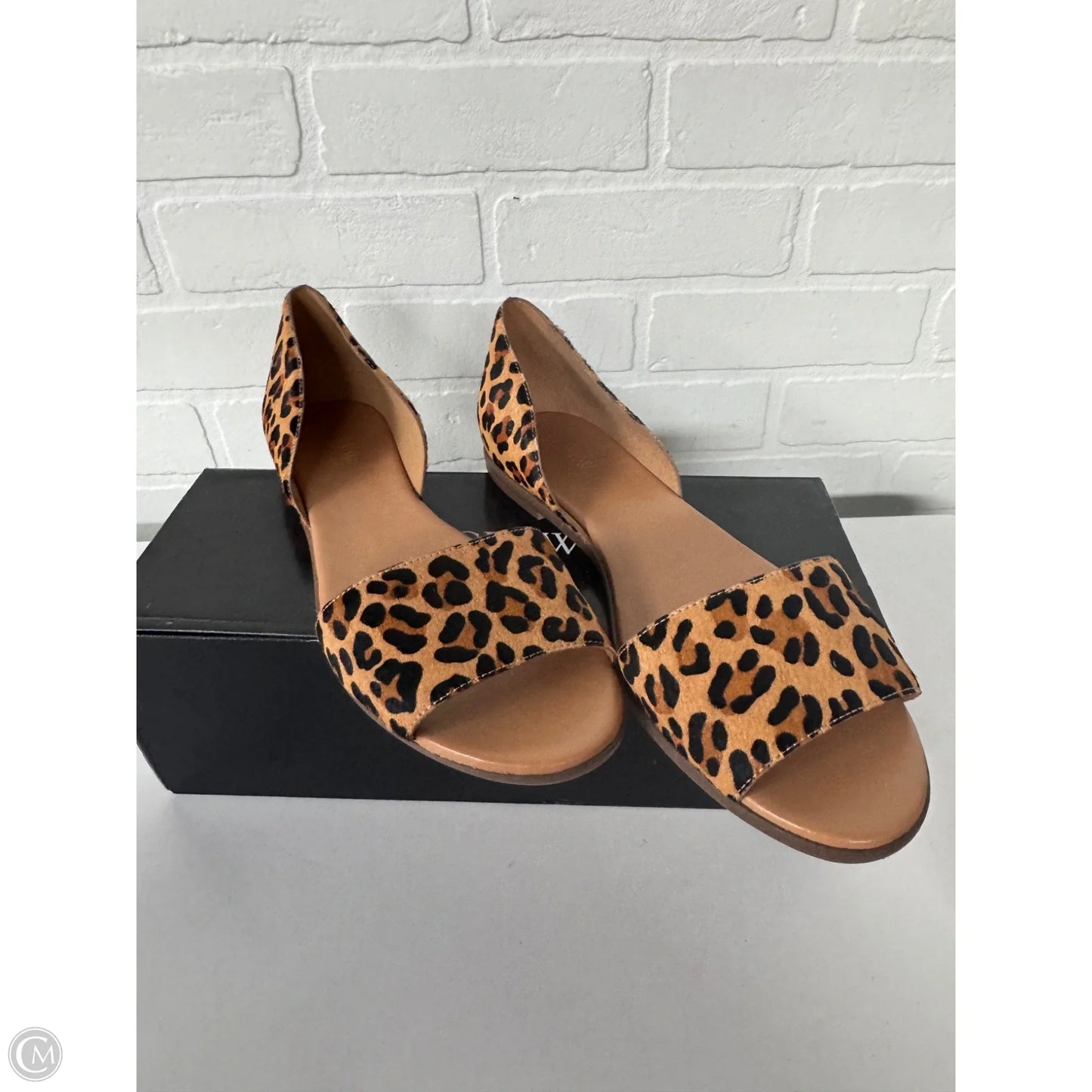 Sandals Flats By J. Crew In Animal Print, Size: 10