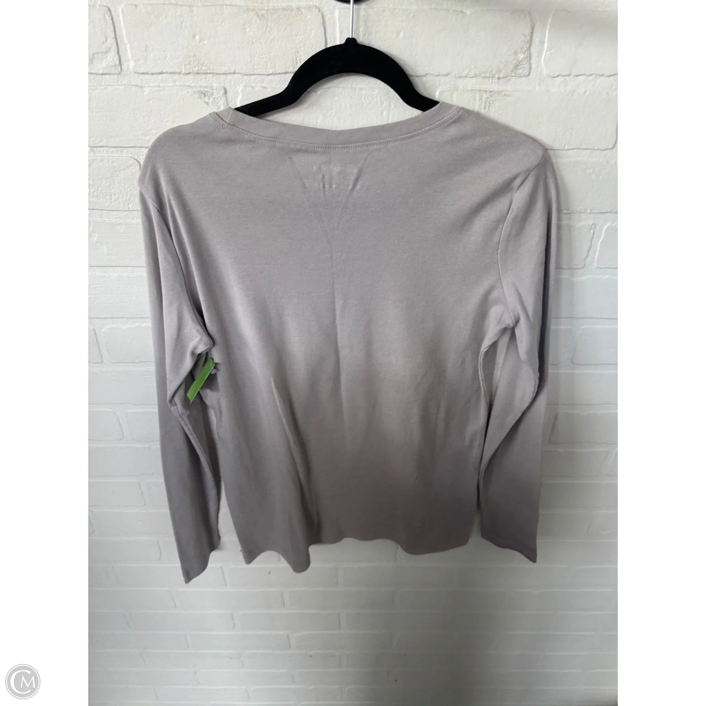 Top Long Sleeve Basic By Eddie Bauer In Grey, Size: Xl